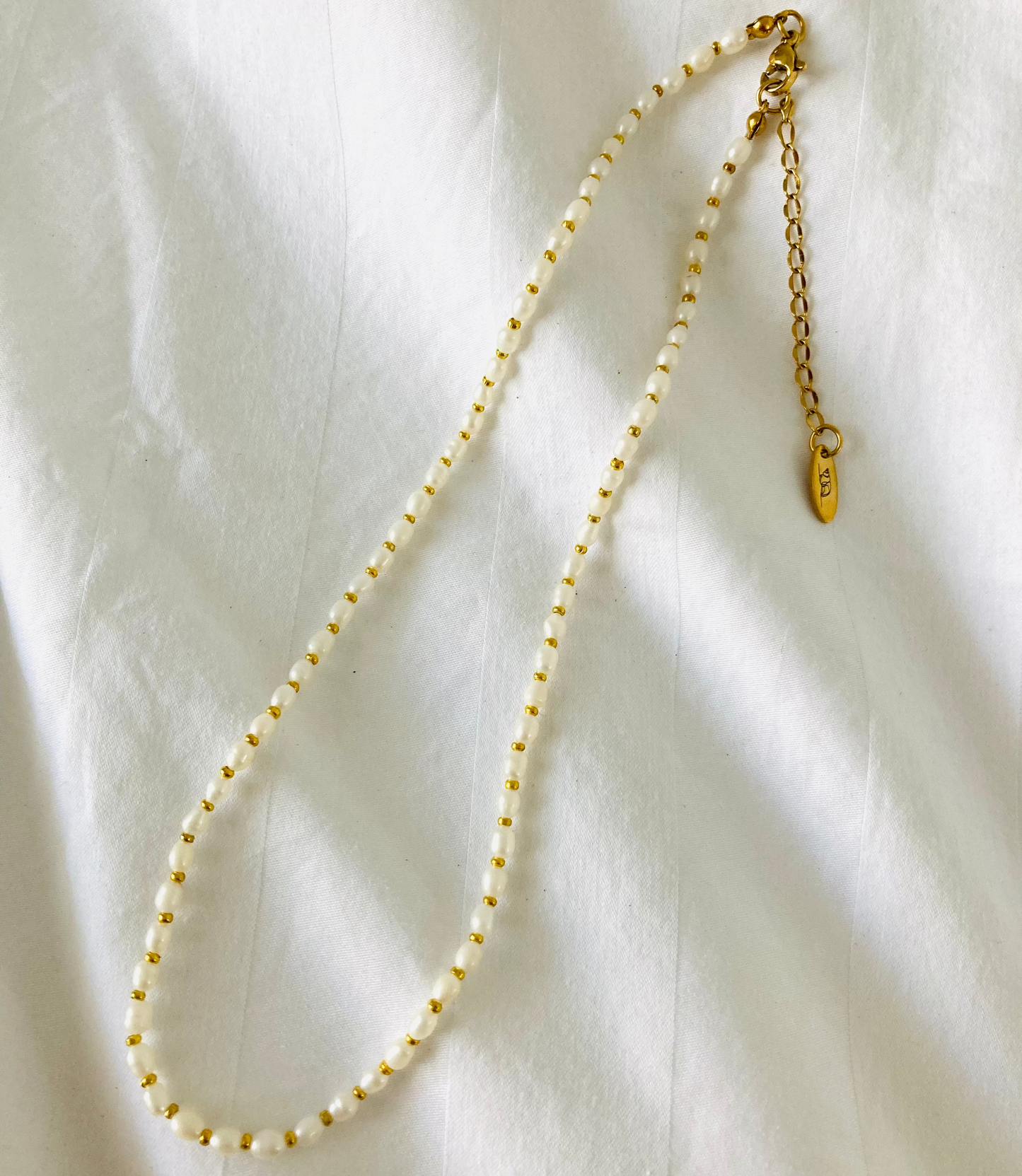 Rice Pearl Necklace