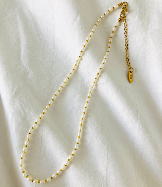 Rice Pearl Necklace