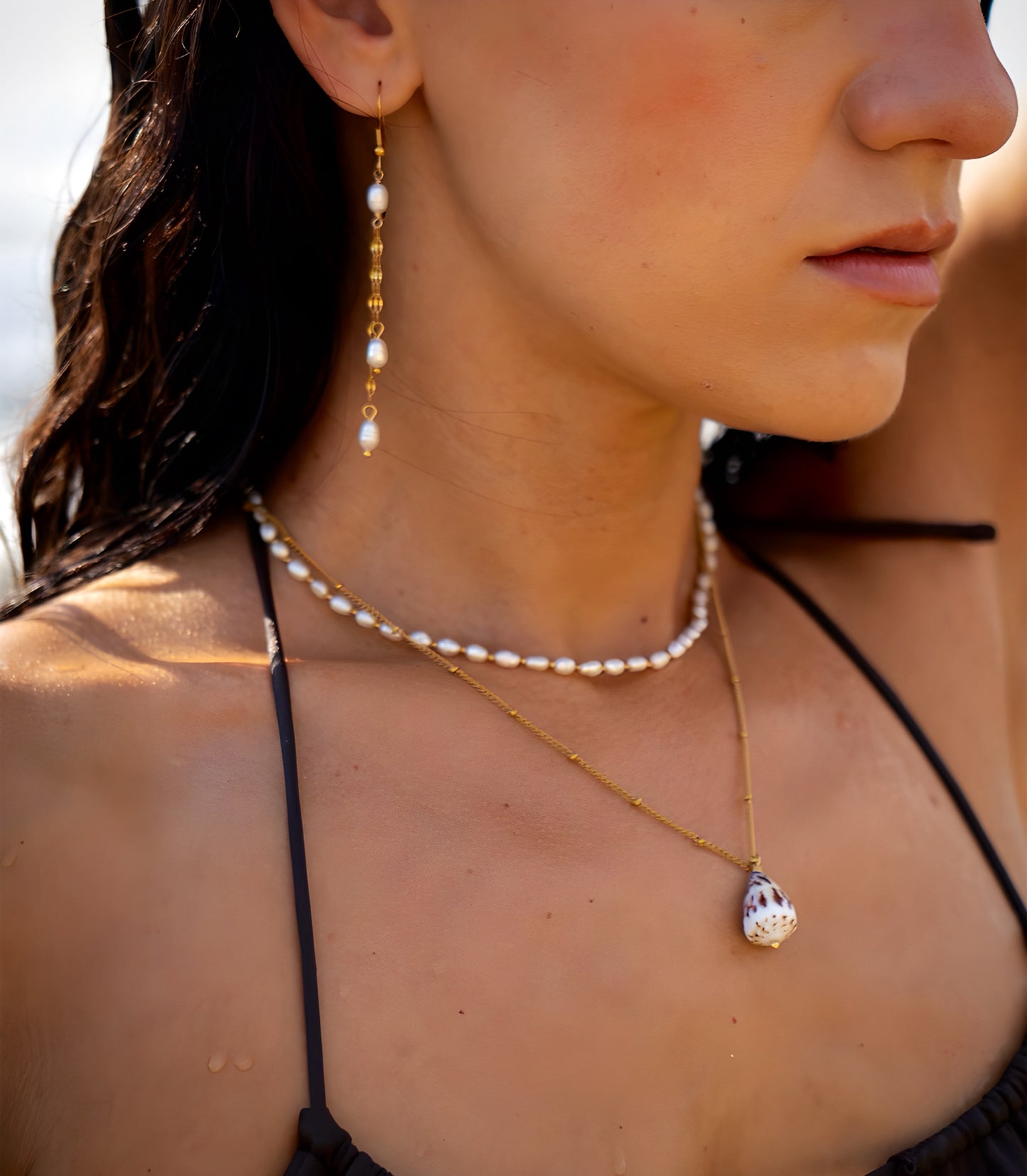 Rice Pearl Necklace